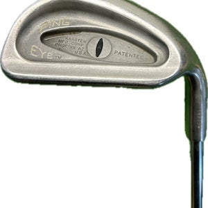Ping Eye Black Dot Sand Wedge Stiff Flex Steel Shaft RH 35.5”L New Grip!