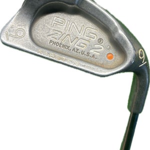 Ping Zing 2 Orange Dot 9 Iron JZ Stiff Flex Steel Shaft RH 36L New Grip!
