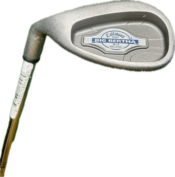 LH Callaway Big Bertha X-12 Sand Wedge Memphis 10 98 UniFlex Steel Shaft 35.5