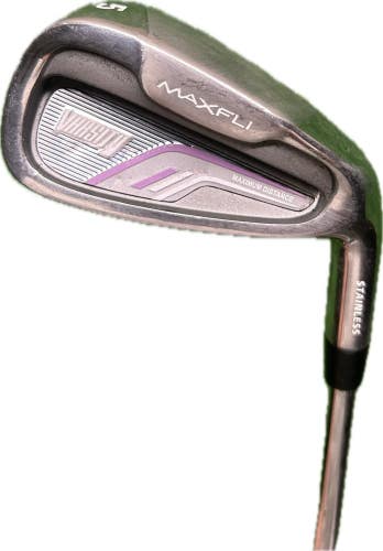 Youth Girls MAXFLI Varsity 5 Iron Steel Shaft RH 36L