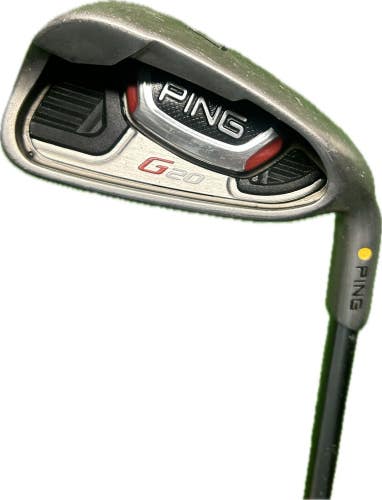 Ping G 20 Yellow Dot 7 Iron TFC 169 I Regular Flex Graphite Shaft RH 37L