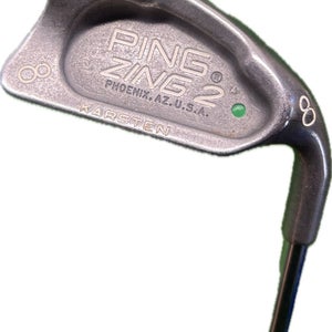 Ping Zing 2 Green Dot 8 Iron JZ Stiff Flex Steel Shaft RH 37L