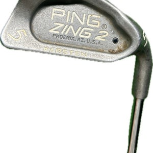 Ping Zing 2 Black Dot 5 Iron JZ Stiff Flex Steel Shaft RH 38L New Grip!