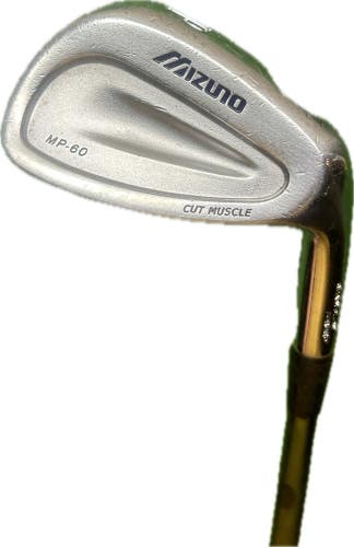 Mizuno MP-60 Cut Muscle Pitching Wedge Stiff Flex Graphite Shaft RH 35.5L