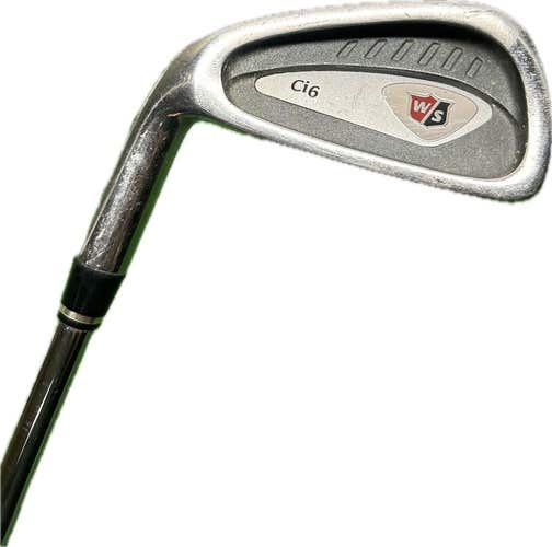 LH Wilson Staff Ci6 5 Iron Taper Tech-CL Regular Flex Steel Shaft 38L