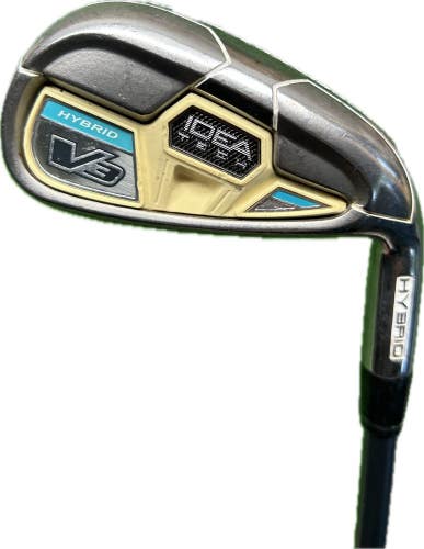 Ladies Adams Idea Tech V3 8 Hybrid Iron Graphite Shaft RH 35.5L New Grip!
