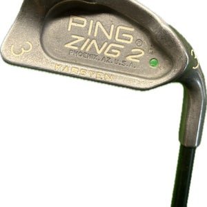 Ping Zing 2 Green Dot 3 Iron Stiff Flex Graphite Shaft RH 39L New Grip!