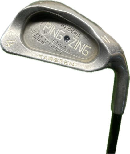 Ping Zing Black Dot 4 Iron Stiff Flex Graphite Shaft RH 39.5L New Grip! +1