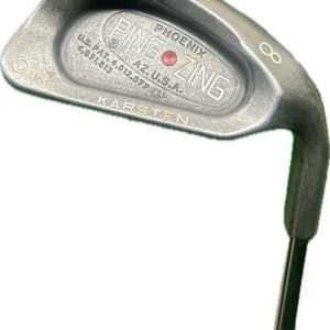 Ping Zing Red Dot 8 Iron KT-M Stiff Flex Steel Shaft RH 36.5L New Grip!