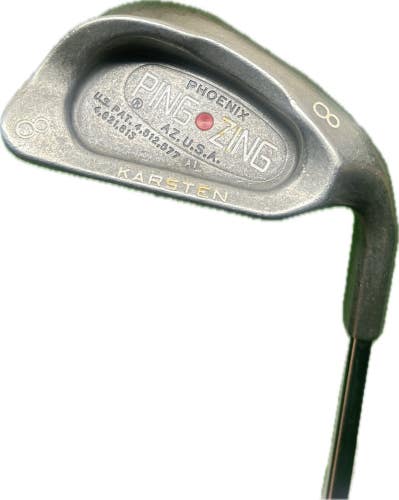 Ping Zing Red Dot 8 Iron KT-M Stiff Flex Steel Shaft RH 36.5L New Grip!