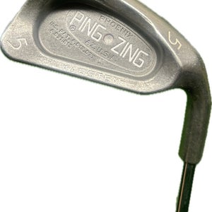 Ping Zing Red Dot 5 Iron KT-M Stiff Flex Steel Shaft RH 38L New Grip! **READ**