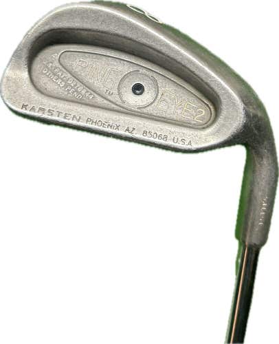 Ping Eye 2 Black Dot 8 Iron ZZ Lite Stiff Flex Steel Shaft RH 36.5L New Grip!