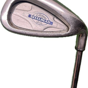 Callaway Steelhead X-14 9 Iron UniFlex Steel Shaft RH 36L New Grip!