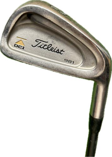 Titleist DCI 981 Gold Triangle 3 Iron Select R Flex Graphite Shaft RH 39L