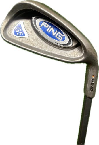 Ping G5 Brown Dot 6 Iron TFC 100 I Soft Regular Flex Graphite Shaft RH 37.5L