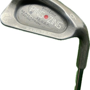 Ping Zing Red Dot 6 Iron KT-M Stiff Flex Steel Shaft RH 37.5L New Grip!