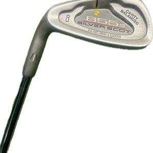 LH Tommy Armour 855s Silver Scot 40 8 Iron Tour Step II R Flex Steel Shaft 36.5