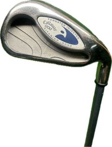 Callaway Hawk Eye 6 Iron Regular Flex Graphite Shaft RH 37.5L New Grip!