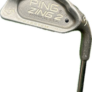 Ping Zing 2 Black Dot 5 Iron JZ Stiff Flex Steel Shaft RH 38L New Grip!