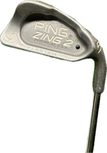 Ping Zing 2 Black Dot 5 Iron JZ Stiff Flex Steel Shaft RH 38L New Grip!