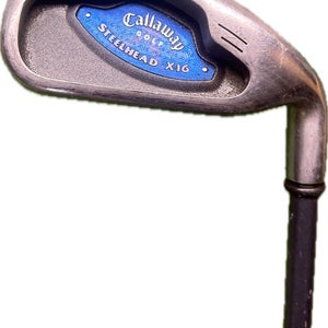 Callaway Steelhead X-16 5 Iron System CW 75 R Flex Graphite RH 38L New Grip!