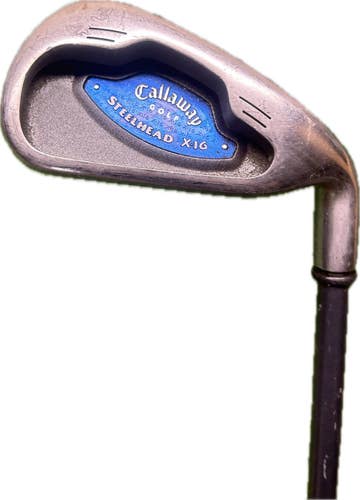 Callaway Steelhead X-16 5 Iron System CW 75 R Flex Graphite RH 38L New Grip!