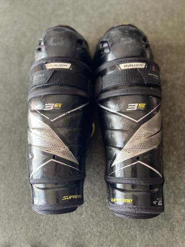 Bauer 3S pro shin guards 12”