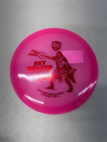 Used Discmania GLOW C LINE FD SS WHITE SKY WALKER II Disc Golf Driver Pink 172g 11835-S000195609