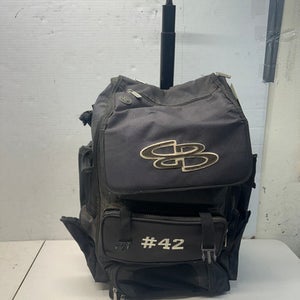 Used BoomBah BOOMBAH WHEELED BAG BB/SB Player Wheeled Bag Black 11835-S000195391