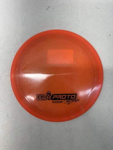 Used DGA CATRINA ALLEN PROTO Disc Golf Driver Orange 168g 11835-S000195728