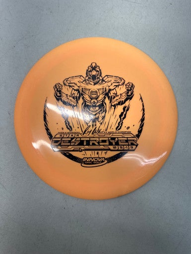 Used Innova STAR DESTROYER SOCKIBOT Disc Golf Driver Orange 167g 11835-S000195734