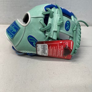 Used Rawlings PROS204W-2RM BB/SB Glove RH Throw Turquoise 11 1/2" 11835-S000195881