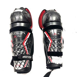 Used Bauer VAPOR X40 Junior Shin Guards Black 12" 11860-C000293191