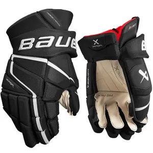 New Bauer Vapor 3X Pro Black and White Gloves 15"