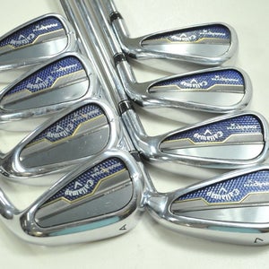 Callaway Paradym X 4-PW,AW Iron Set Regular Flex Right Elevate MPH Steel #193691