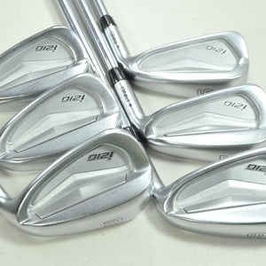 Ping i210 6-W,UW Iron Set Stiff Flex Blue Dot Right AWT Steel  # 197236