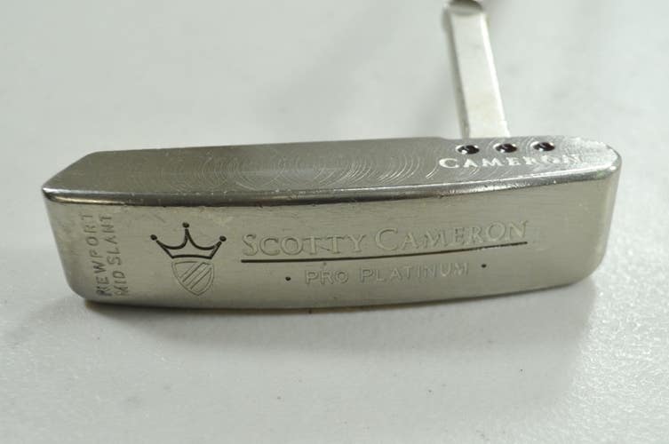 Titleist 1999 Scotty Cameron Pro Platinum Newport 2 Mid Slant 33" Putter #195239