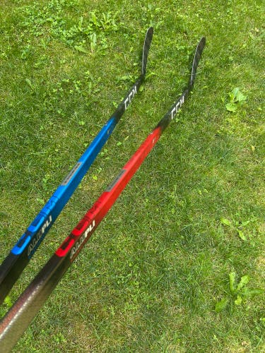 Brand New CCM FT8 Pro LH 70 P28+1/4 Red and Blue