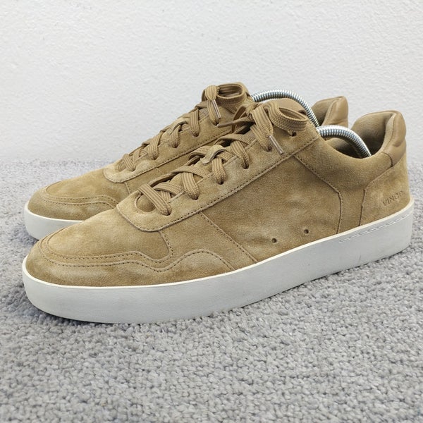Vince Peyton Sneaker Mens Size 10.5 Shoes Suede Low Top Lace Up Brown Casual