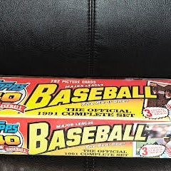 1991 Topps Baseball Complete Set - Unopened