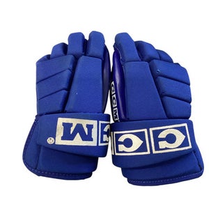 Used CCM PRO CARD Junior Gloves Navy Blue 10" 11760-S000077945