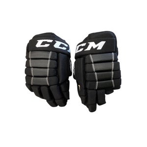 Used CCM 4R GLOVES Youth Gloves Black 9" 11760-S000077998