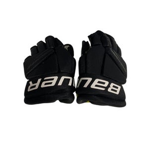 Used Bauer GLOVES Junior Gloves Black 9" 11847-S000027397