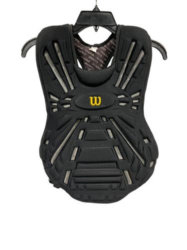 Used Wilson CHEST PROTECTOR Catchers Chest Protector Black Adult 11847-S000027340