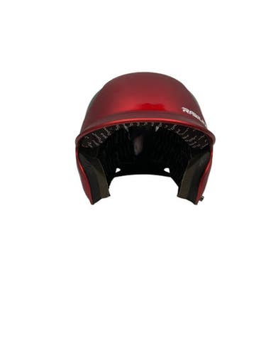 Used Rawlings BB HALMET Batting Helmet No Mask Red One Size 11847-S000027342