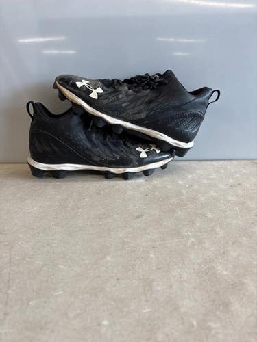 Used Under Armour Adult FB Cleats Black Senior 9.5 11858-S000076941