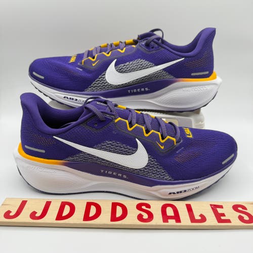 Nike Air Zoom Pegasus 41 NCAA LSU Tigers Shoes FZ5126-500 Men’s Sz 8 New