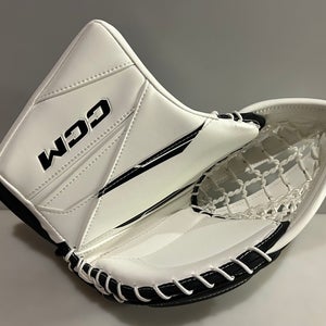 New CCM Axis 2.9 Intermediate Catcher Goalie White & Black