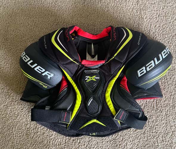Large Junior Bauer Vapor 2x pro Shoulder Pads (Used)