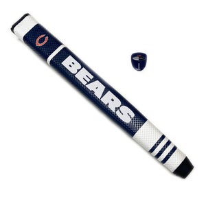 NEW Team Golf Chicago Bears Navy/White Jumbo Putter Grip w/Ball Marker